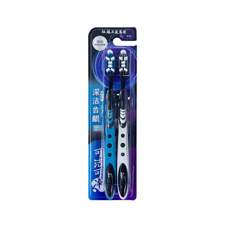 Medium Bristle Deep Cleaning Gums Special-Shaped Hole Toothbrush