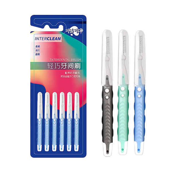 Dupont Nylon Bristles Flexible Durable Interdental Brush